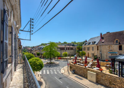 vue du balcon maison du cours d'eau sarlat